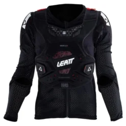 Koszulka z ochraniaczami damska LEATT REAFLEX LADY BLACK czarny