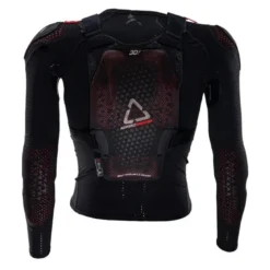 Koszulka z ochraniaczami dziecięca LEATT 4.5 HYBRID JUNIOR BLACK czarny