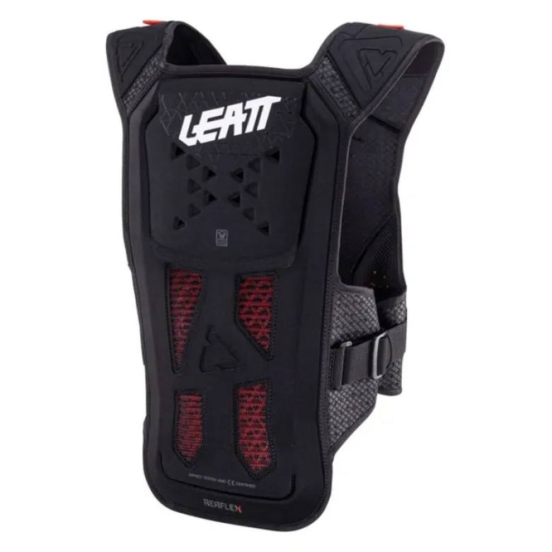 Koszulka z ochraniaczami LEATT REAFLEX BLACK czarny