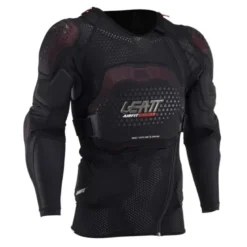 Koszulka z ochraniaczami LEATT 3DF AIRFIT EVO BLACK czarny