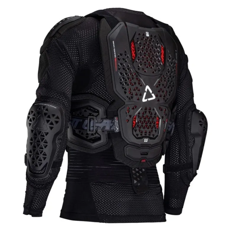 Koszulka z ochraniaczami LEATT 5.5 EVO BLACK czarny