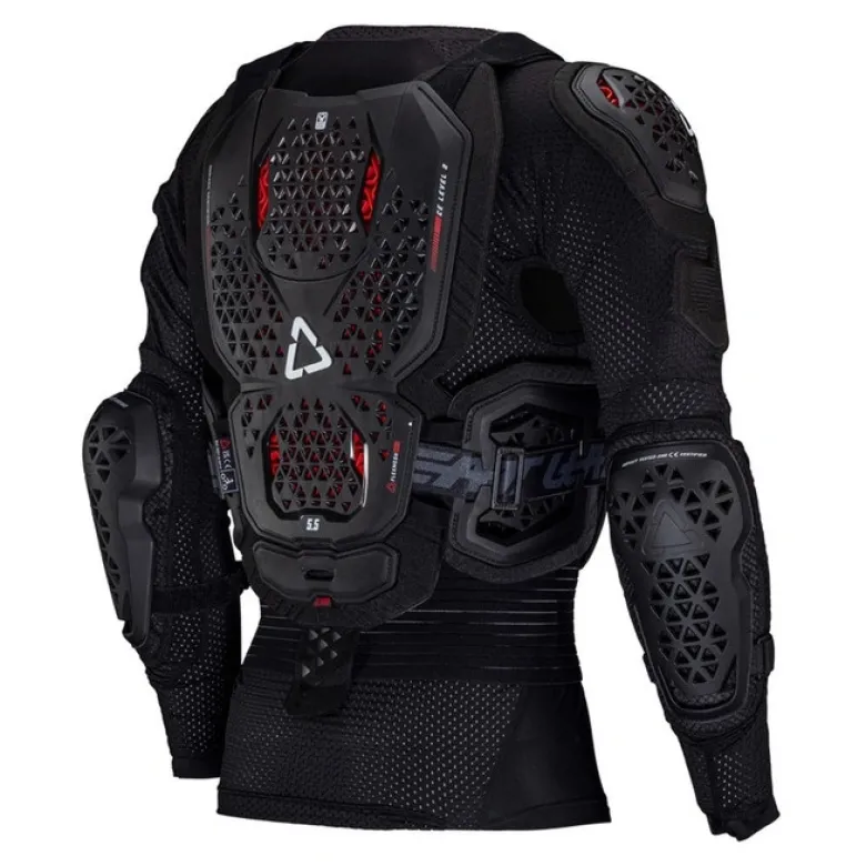 Koszulka z ochraniaczami LEATT 5.5 EVO BLACK czarny