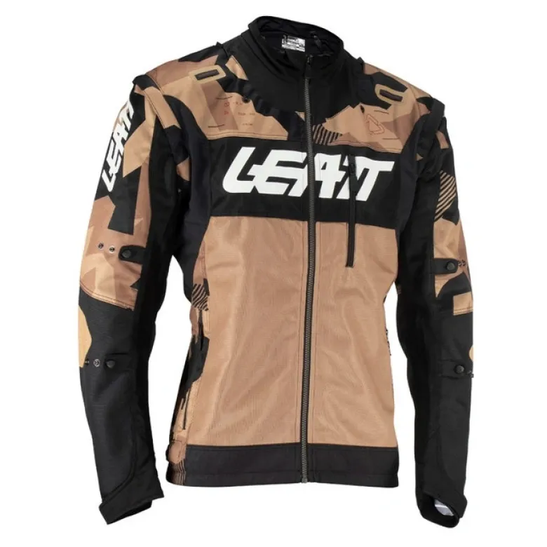 Kurtka enduro LEATT MOTO 4.5 X-FLOW STONE brązowy czarny