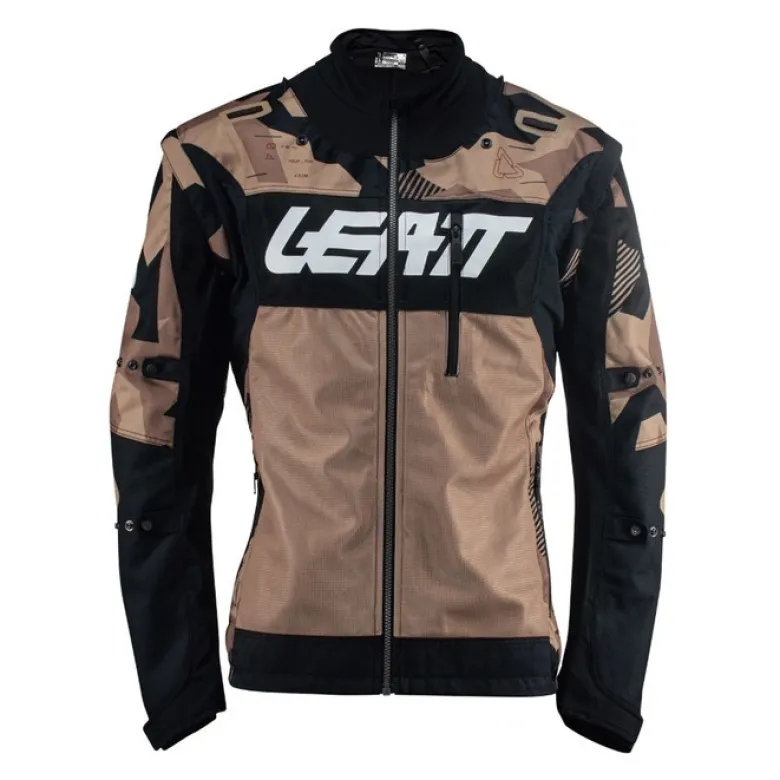 Kurtka enduro LEATT MOTO 4.5 X-FLOW STONE brązowy czarny