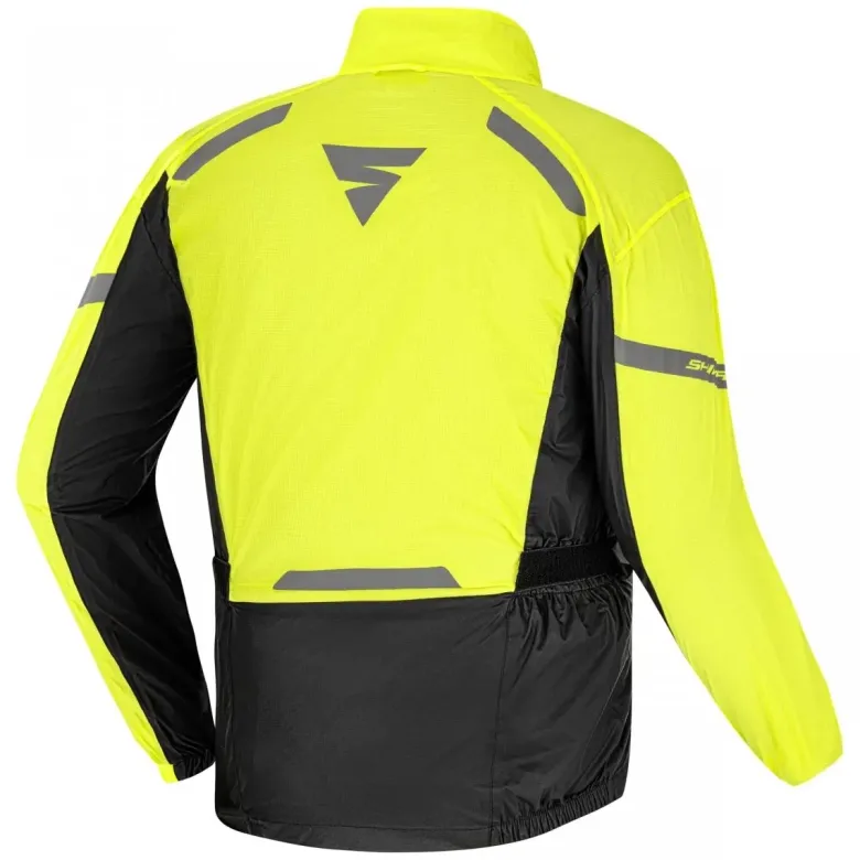 Kurtka przeciwdeszczowa SHIMA HYDRODRY 2.0 BLACK/FLUO czarny żółty fluo