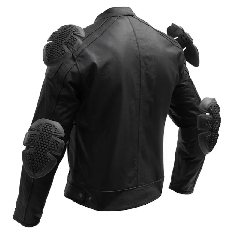 Kurtka skórzana BROGER LEGEND BLACK czarny