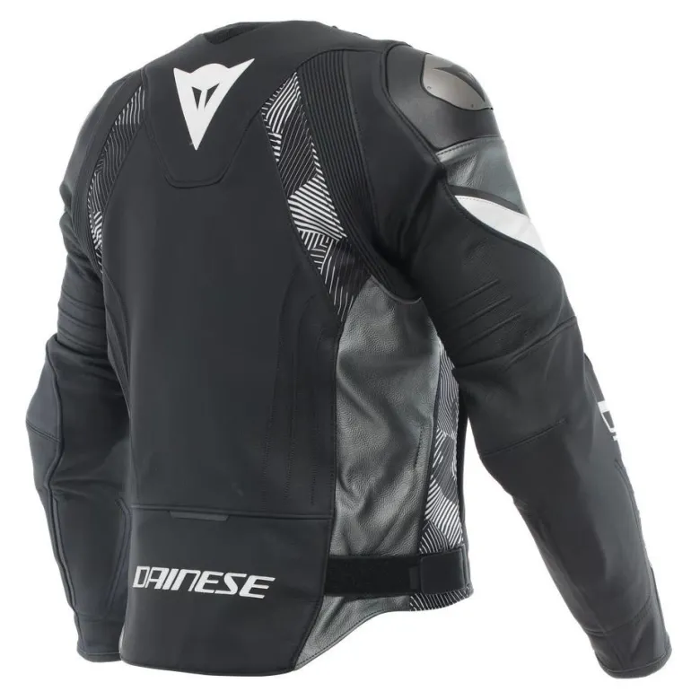 Kurtka skórzana DAINESE AVRO 5 BLACK/WHITE/ANTHRACITE czarny biały grafitowy