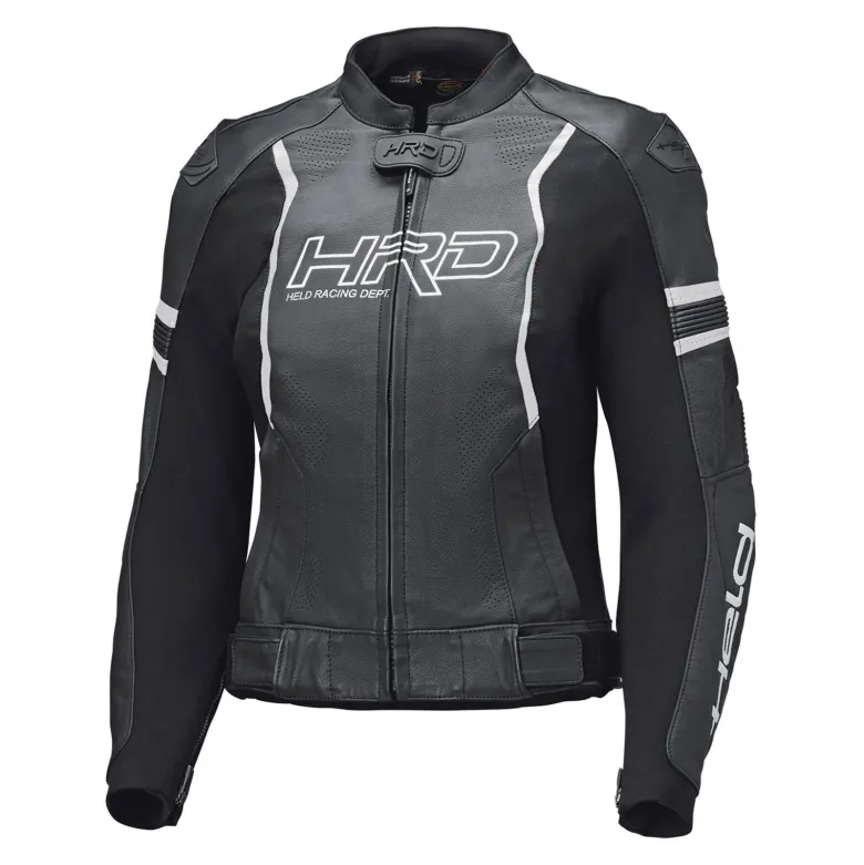 Kurtka skórzana damska HELD STREET ROCKET IV LADY BLACK/WHITE czarny biały