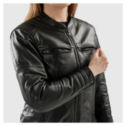 Kurtka skórzana damska REBELHORN HUNTER II LADY BLACK czarny