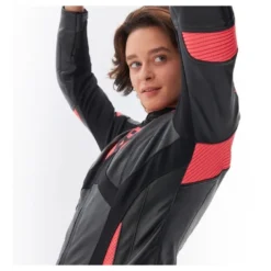 Kurtka skórzana damska REBELHORN REBEL LADY PINK/BLACK różowy czarny
