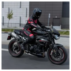 Kurtka skórzana damska REBELHORN REBEL LADY PINK/BLACK różowy czarny
