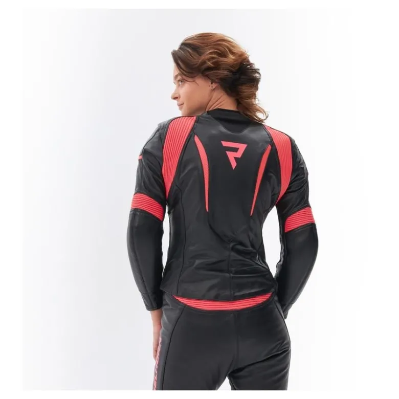 Kurtka skórzana damska REBELHORN REBEL LADY PINK/BLACK różowy czarny
