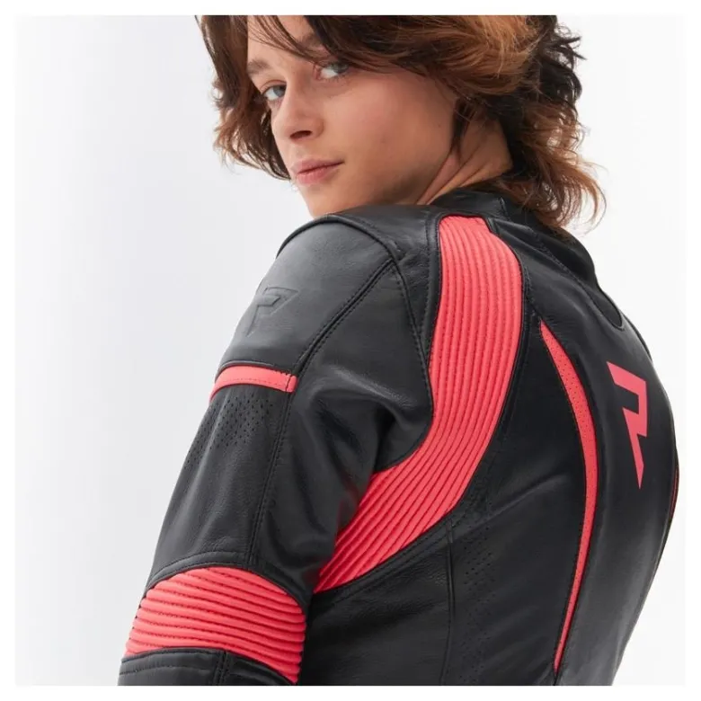 Kurtka skórzana damska REBELHORN REBEL LADY PINK/BLACK różowy czarny