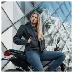 Kurtka skórzana damska REBELHORN IMPALA LADY BLACK czarny
