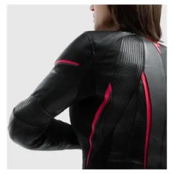 Kurtka skórzana damska REBELHORN DIVA ST BLACK/PINK czarny różowy