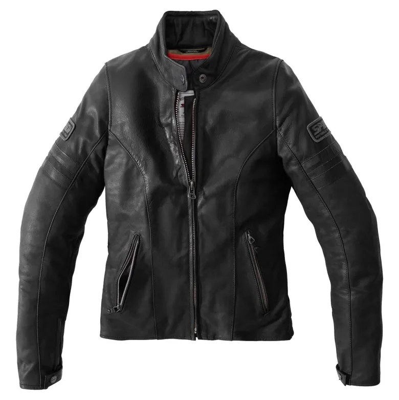 Kurtka skórzana damska SPIDI VINTAGE LADY BLACK czarny