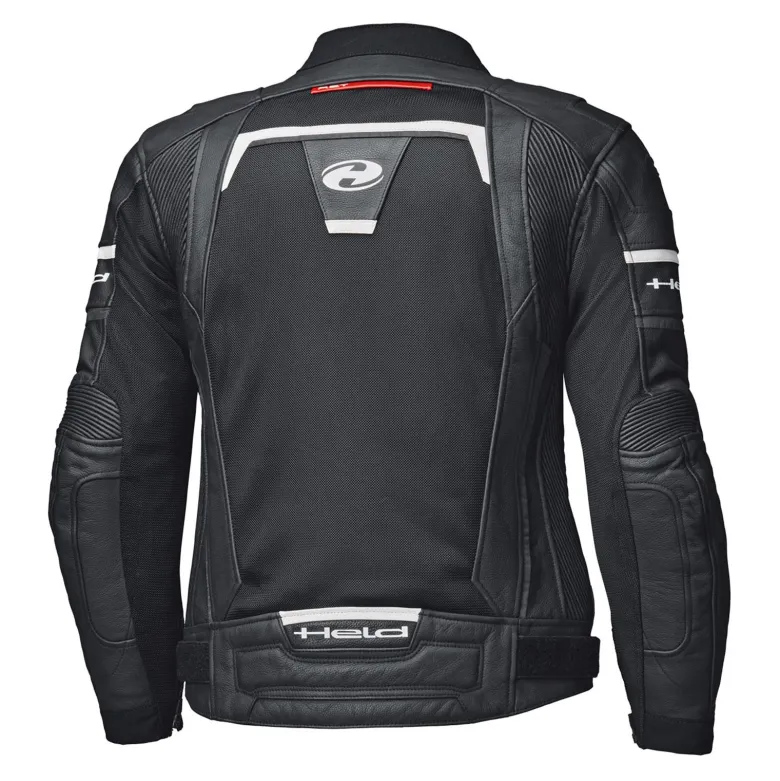 Kurtka skórzana HELD TORVER TOP AIR BLACK/WHITE czarny biały