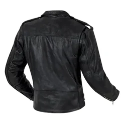 Kurtka skórzana motocyklowa ramoneska OZONE RAMONES czarna