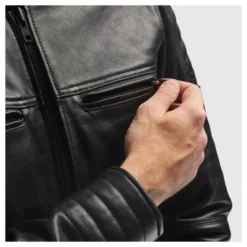 Kurtka skórzana REBELHORN HUNTER II BLACK czarny