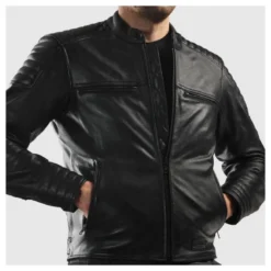 Kurtka skórzana REBELHORN HUNTER II BLACK czarny