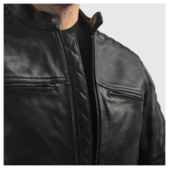 Kurtka skórzana REBELHORN HUNTER II BLACK czarny