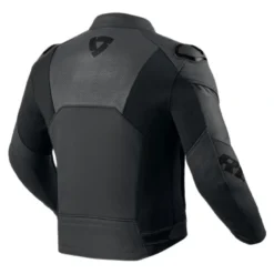 Kurtka skórzana REVIT ARGON 3 BLACK/ANTHRACITE czarny szary