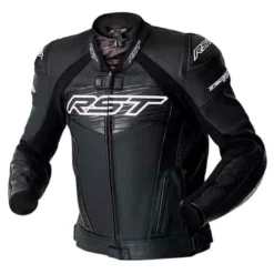 Kurtka skórzana RST TRACTECH EVO D3O BLACK/WHITE czarny biały