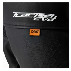 Kurtka skórzana RST TRACTECH EVO D3O BLACK/FLUO RED czarny czerwony fluo