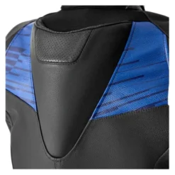 Kurtka skórzana RST TRACTECH EVO D3O BLACK/BLUE czarny niebieski