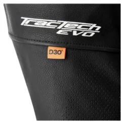 Kurtka skórzana RST TRACTECH EVO D3O BLACK/BLUE czarny niebieski