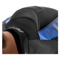 Kurtka skórzana RST TRACTECH EVO D3O BLACK/BLUE czarny niebieski