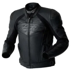 Kurtka skórzana RST TRACTECH EVO D3O BLACK/BLACK/BLACK czarny
