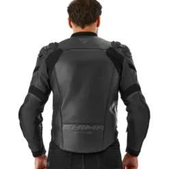 Kurtka skórzana SHIMA BANDIT 2.0 BLACK/BLACK czarny