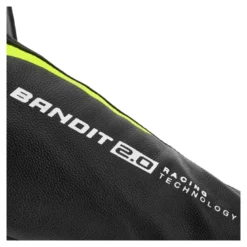 Kurtka skórzana SHIMA BANDIT 2.0 FLUO czarny biały żółty fluo