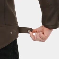Kurtka skórzana SHIMA HUNTER 3.0 BROWN brązowy