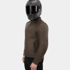 Kurtka skórzana SHIMA HUNTER 3.0 BROWN brązowy