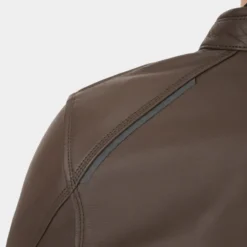 Kurtka skórzana SHIMA HUNTER 3.0 BROWN brązowy