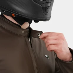 Kurtka skórzana SHIMA HUNTER 3.0 BROWN brązowy