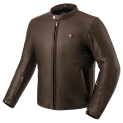 Kurtka skórzana SHIMA HUNTER 3.0 BROWN brązowy