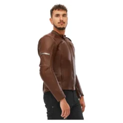 Kurtka skórzana SHIMA HUNTER+ 2.0 BROWN brązowy