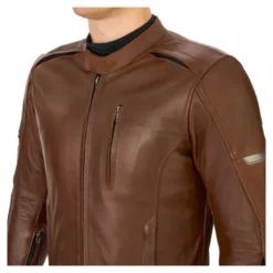 Kurtka skórzana SHIMA HUNTER+ 2.0 BROWN brązowy