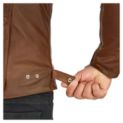 Kurtka skórzana SHIMA HUNTER+ 2.0 BROWN brązowy