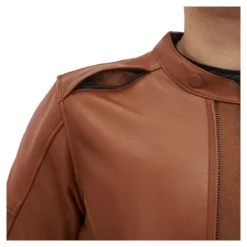 Kurtka skórzana SHIMA HUNTER+ 2.0 LIGHT BROWN brązowy