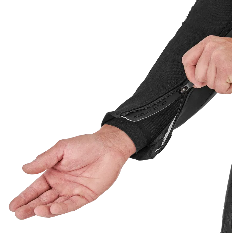 Kurtka skórzana SHIMA STR 2.0 BLACK czarny szary