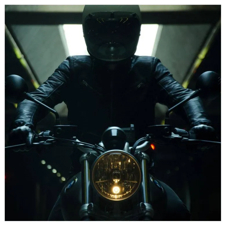 Kurtka skórzana SPIDI GARAGE BLACK czarny