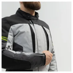 Kurtka tekstylna BROGER OVERLAND BLACK/GREY/FLUO YELLOW czarny szary żółty fluo