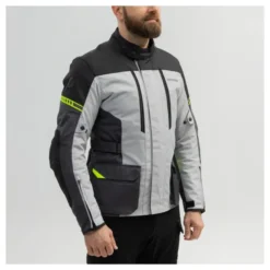 Kurtka tekstylna BROGER OVERLAND BLACK/GREY/FLUO YELLOW czarny szary żółty fluo