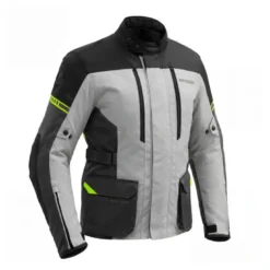 Kurtka tekstylna BROGER OVERLAND BLACK/GREY/FLUO YELLOW czarny szary żółty fluo