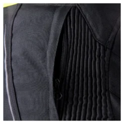 Kurtka tekstylna damska OZONE SAHARA LADY BLACK/FLO YELLOW czarny żółty fluo