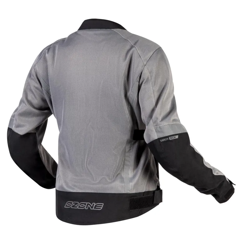 Kurtka tekstylna damska OZONE DART LADY SILVER/BLACK srebrny czarny